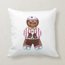 Vintage Gingerbrood Man Sierkussen