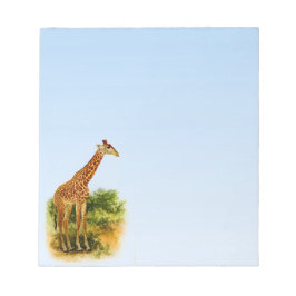 Vintage Giraffe 1912 Notitieblok