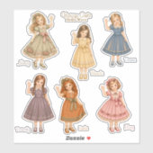 Vintage Girls: Hello Wave Collection Stickers (Vel)