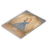 Vintage Girls Notebook met Donna - Hello Wave Notitieboek (Linkerzijde)