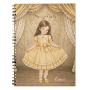 Vintage Girls Notitieboek met Brenda