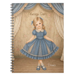 Vintage Girls Notitieboek met Donna
