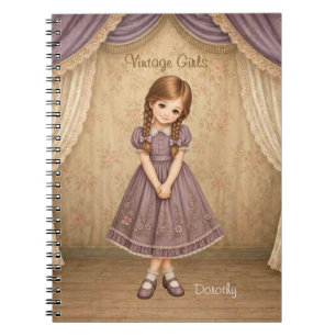 Vintage Girls Notitieboek met Dorothy - Lief en Ve