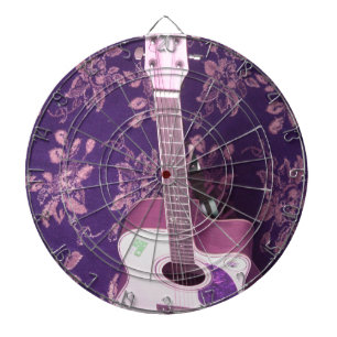 Vintage Gitaar: Afrikaanse Vibe Style Droom Dartbord