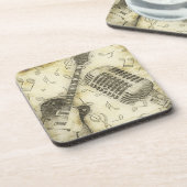 Vintage gitaar microfoon onderzetters (Linkerzijde)