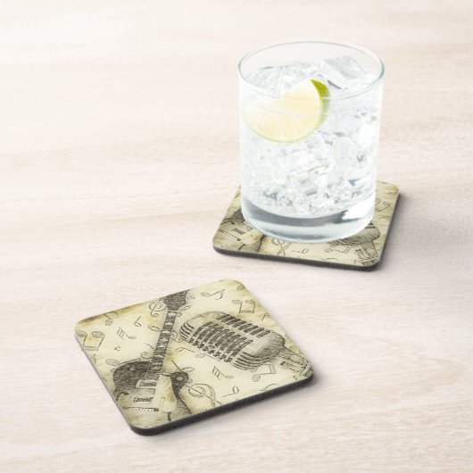 Vintage gitaar microfoon onderzetters (Rechterzijde)