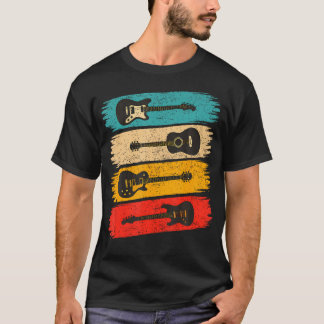 Vintage Gitarist Akoestisch Elektrisch T-shirt