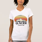 Vintage Glacier National Park T-shirt (Voorkant)