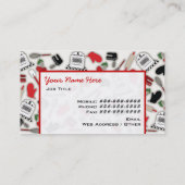 Vintage Glamor Kitchen Visitekaartje (Achterkant)