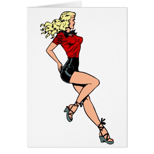 Vintage Glamour Meisje van hiernaast, Blond Blombs (Voorkant)