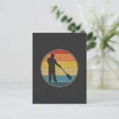 vintage glasblazen retro grappige vader briefkaart (Staand voorkant)