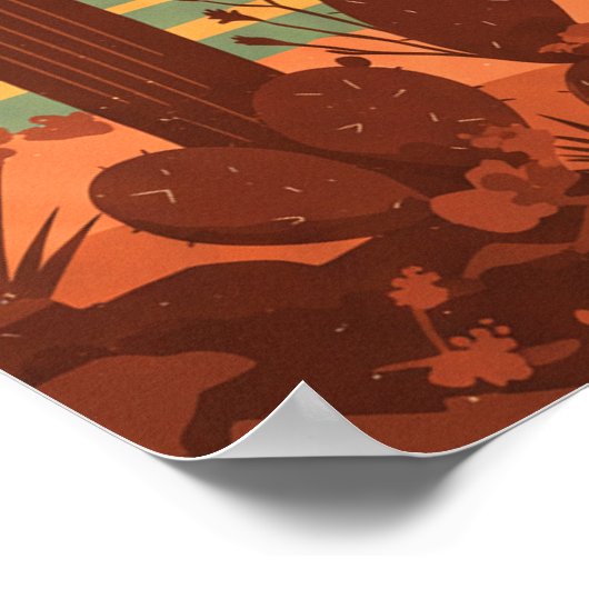 Vintage Glendale Arizona Poster (Hoek)