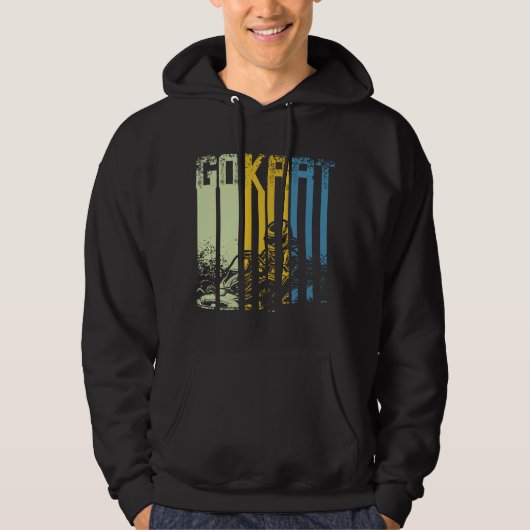Vintage Go Kart Hoodie (Voorkant)