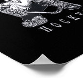 Vintage Goalie  Hockey Poster (Hoek)