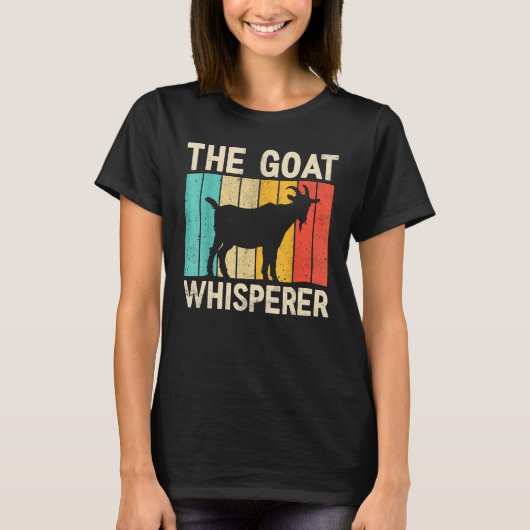 Vintage Goat  The Goat Whisperer Farmer T-shirt (Voorkant)