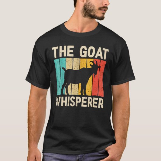 Vintage Goat  The Goat Whisperer Farmer T-shirt (Voorkant)