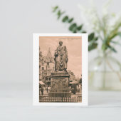 Vintage Goethe Monument Frankfurt Duitsland Briefkaart (Staand voorkant)