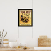 Vintage "Gold Bond" Pipe Tobacco Ad Poster (Keuken)