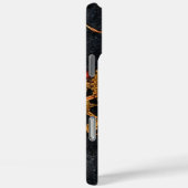 Vintage Gold Gears & Red Neon Mythic Cyberpunk  Case-Mate iPhone Case (Achterkant / Rechts)