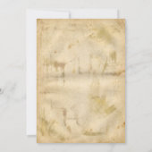 vintage gold Newspaper Pregnancy Announcement Aankondiging (Achterkant)