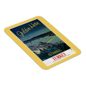 Vintage Golden Horn Istanbul Turkije Magneet (Rechterzijde)