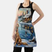 Vintage Golden Retriever by Lakeside Christmas Schort (Insitu)