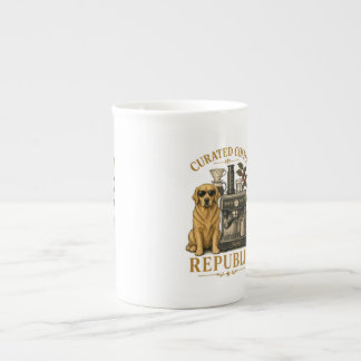 Vintage Golden Retriever Coffee Lover Ceramic Mug Porselein Kop