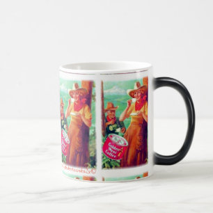 "Vintage Golden West Coffee" Magische Mok