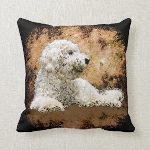 Vintage Goldoedle Dog Kussen
