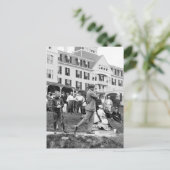 Vintage Golf, 1890s Briefkaart (Staand voorkant)