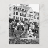 Vintage Golf, 1890s Briefkaart (Voorkant)