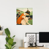 Vintage Golf - Kunstprint Poster (Thuiskantoor)