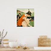 Vintage Golf - Kunstprint Poster (Keuken)