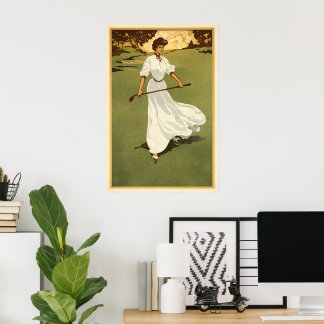 Vintage Golf - Kunstprint Poster