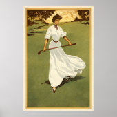 Vintage Golf - Kunstprint Poster (Voorkant)