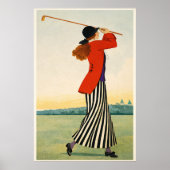 Vintage Golf - Kunstprint Poster (Voorkant)