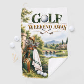 Vintage Golf Weekend Weg Handdoek (Insitu)