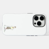 Vintage Golfer iPhone 16 Pro Case (Achterkant (horizontaal))