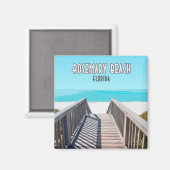 Vintage Golfkust van Rosemary Beach Florida Magneet (Voorkant / Achterkant)