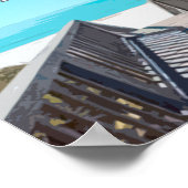 Vintage Golfkust van Rosemary Beach Florida Poster (Hoek)