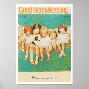 Vintage Good Housekeeping Hoesje-Deux Moment Poster