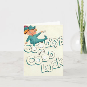 Vintage Good Luck Kaart