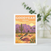 Vintage Goodyear Arizona Briefkaart (Staand voorkant)