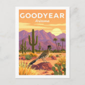 Vintage Goodyear Arizona Briefkaart (Voorkant)