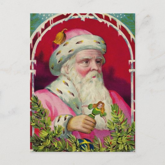 Vintage Goofy die Kerstmis Briefkaart ziet (Voorkant)