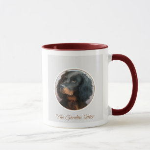Vintage Gordon Setter Mok
