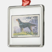 Vintage Gordon Setter Ornament (Links)