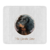 Vintage Gordon Setter Snijplank (Voorkant)