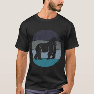 Vintage Gorilla voor Gorillas Mannen Kind Retro T-shirt