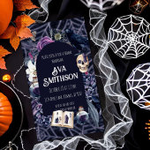 Vintage Goth Uitnodiging voor Bruiloftsfeest